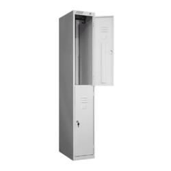 Металлический шкаф для одежды ШРС-12ДС-300